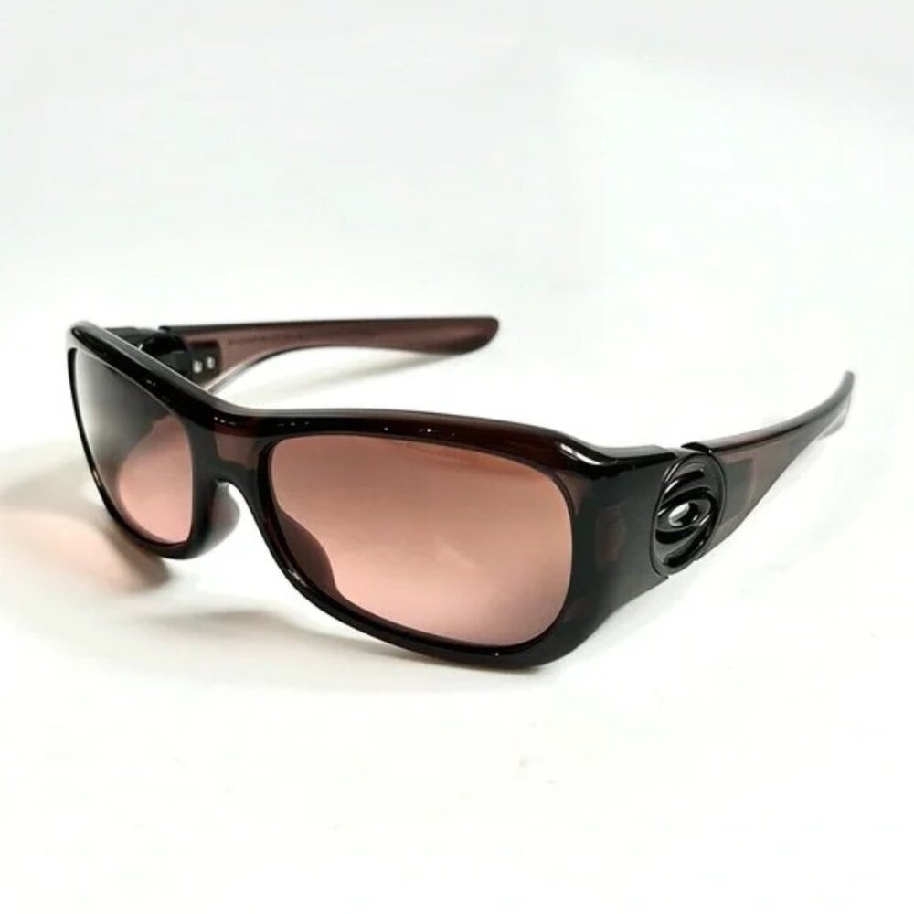 Oakley Flaunt 03-726 Amethyst Logo-Cutout Sunglasses